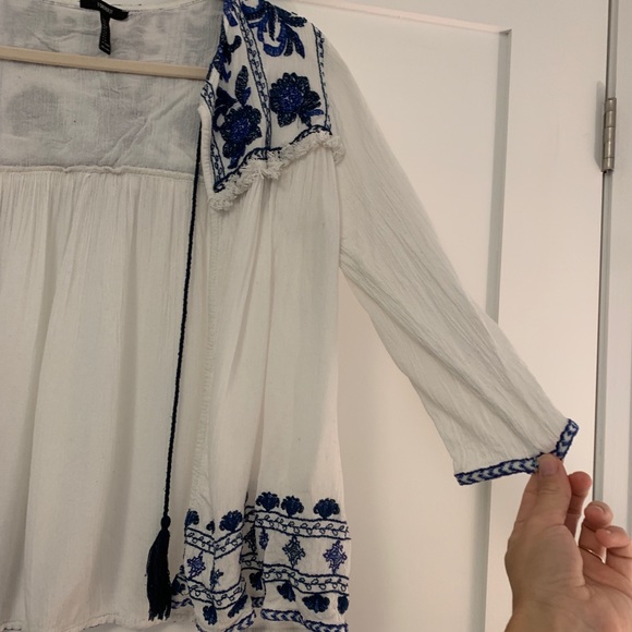 Embroidered kimono style jacket - Picture 5 of 6